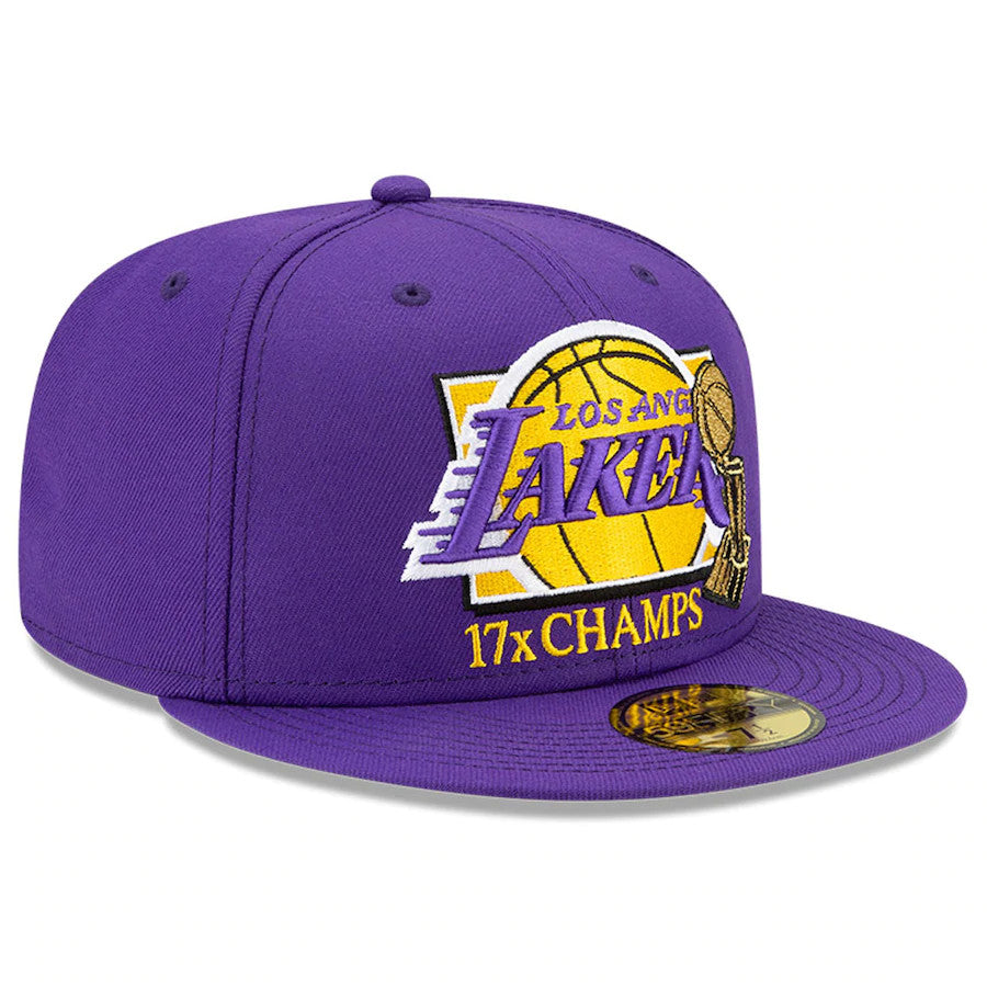 LOS ANGELES LAKERS MULTI CHAMPS 59FIFTY FITTED
