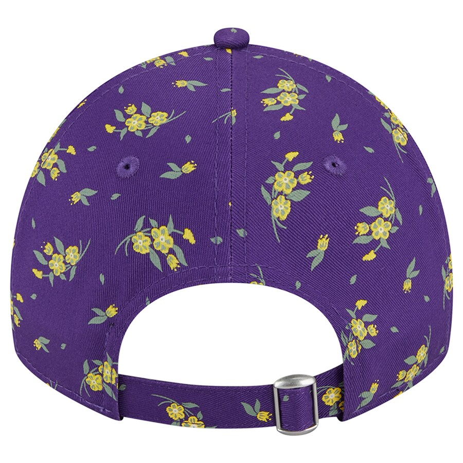 LOS ANGELES LAKERS WOMEN'S BLOOM 9TWENTY ADJUSTABLE HAT - PURPLE