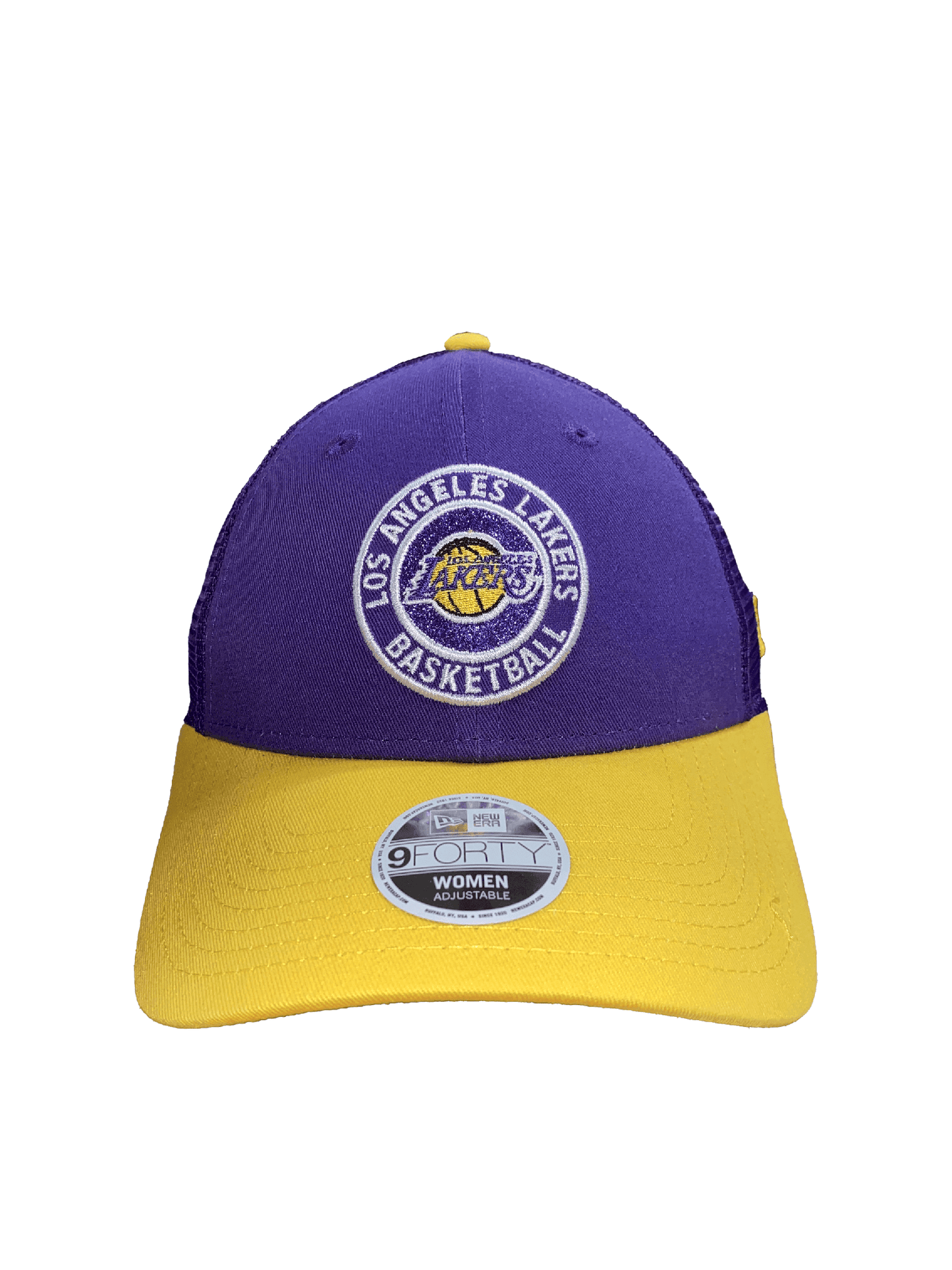 LOS ANGELES LAKERS WOMEN'S GLITTER 9FORTY ADJUSTABLE HAT