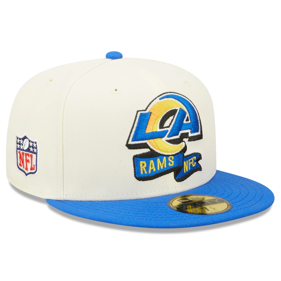 LOS ANGELES RAMS 2022 SIDELINE 59FIFTY FITTED HAT JR S SPORTS