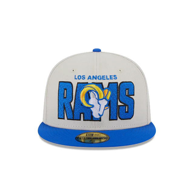 LOS ANGELES RAMS MEN'S 2023 NFL DRAFT HAT 59FIFTY FITTED