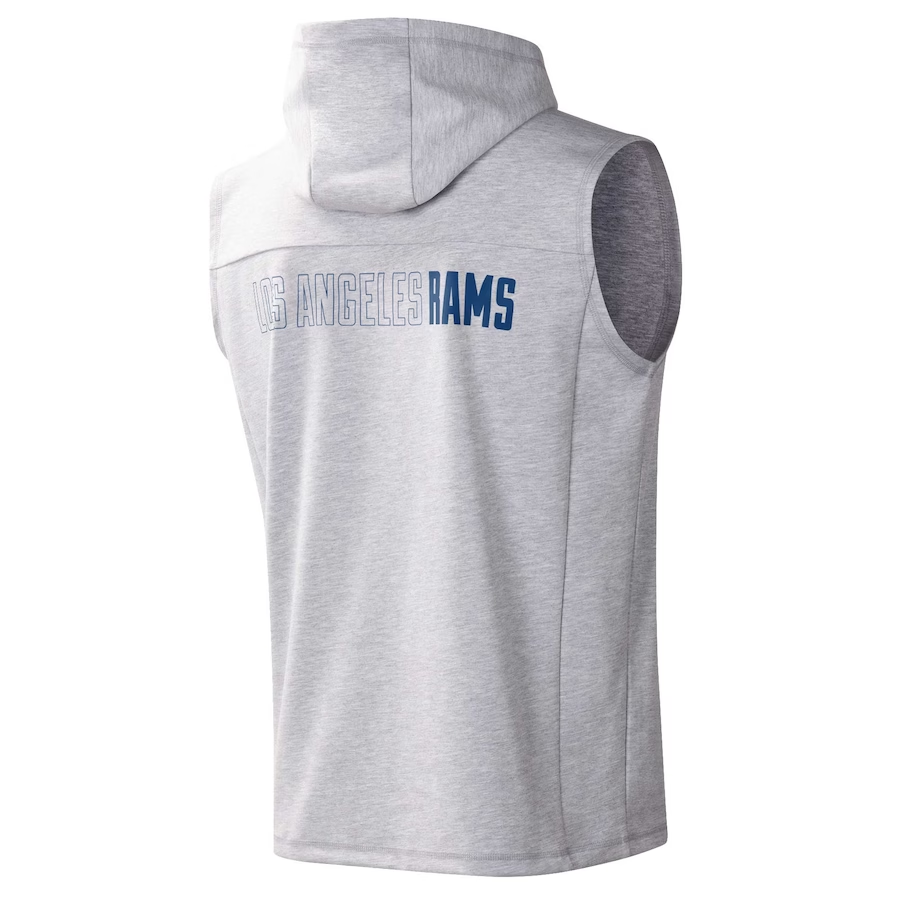 LOS ANGELES RAMS MEN'S ACTION SLEEVELESS HOODIE