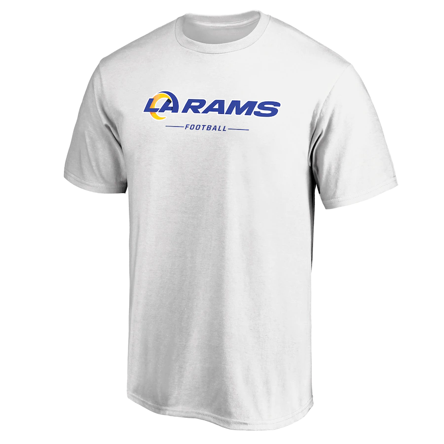 LOS ANGELES RAMS MEN'S TEAM LOCKUP TEE - BLUE