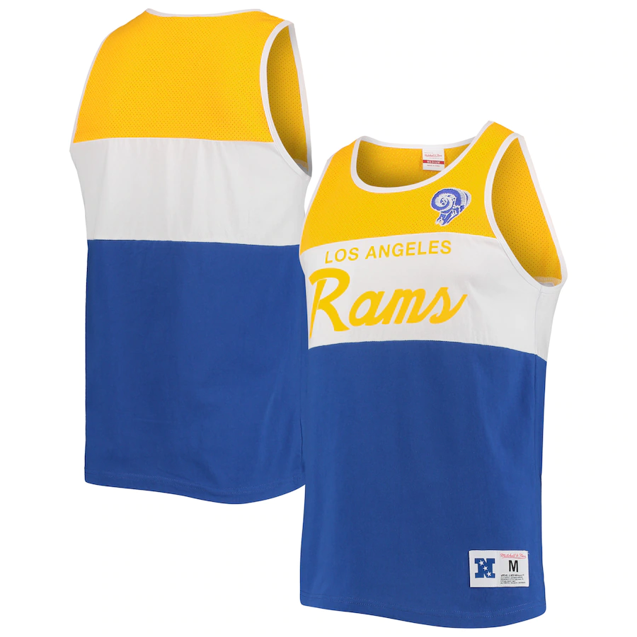 CAMISETA DE TIRANTES PARA HOMBRE RAMS MITCHELL & NESS DE LOS ÁNGELES