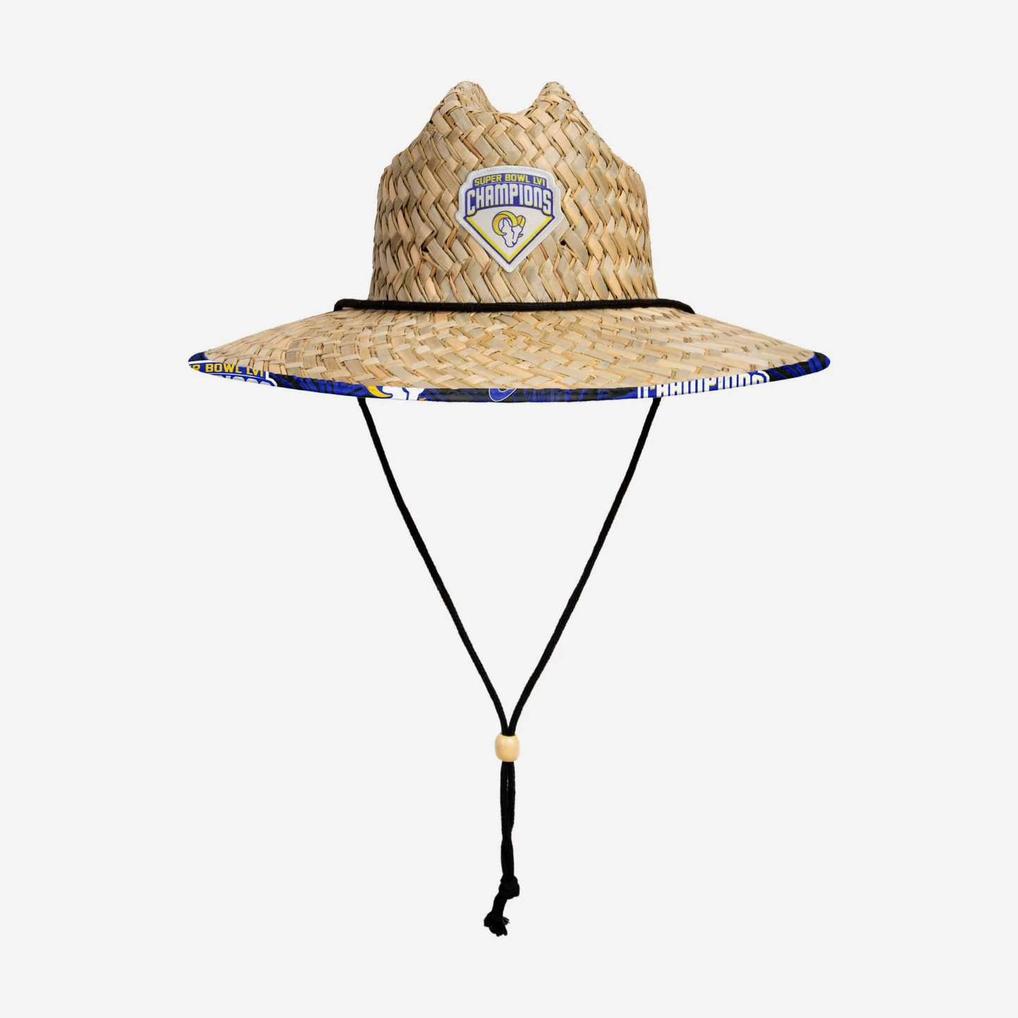 LOS ANGELES RAMS SUPER BOWL LVI CHAMPS SOMBRERO DE PAJA