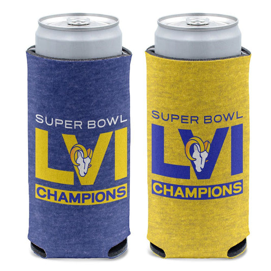 LOS ANGELES RAMS SUPER BOWL LVI CHAMPS 2T SLIM CAN COOLER