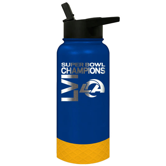 LOS ANGELES RAMS SUPER BOWL LVI CHAMPS 32OZ THIRST HYDRATION BOTTLE