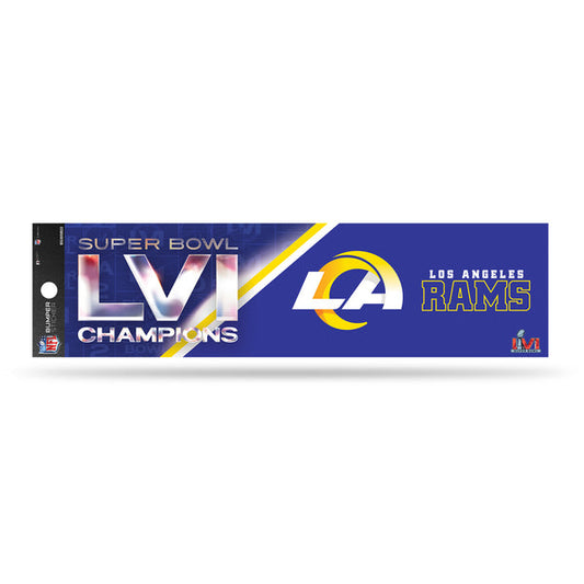 LOS ANGELES RAMS SUPER BOWL LVI CHAMPS BUMPER STICKER