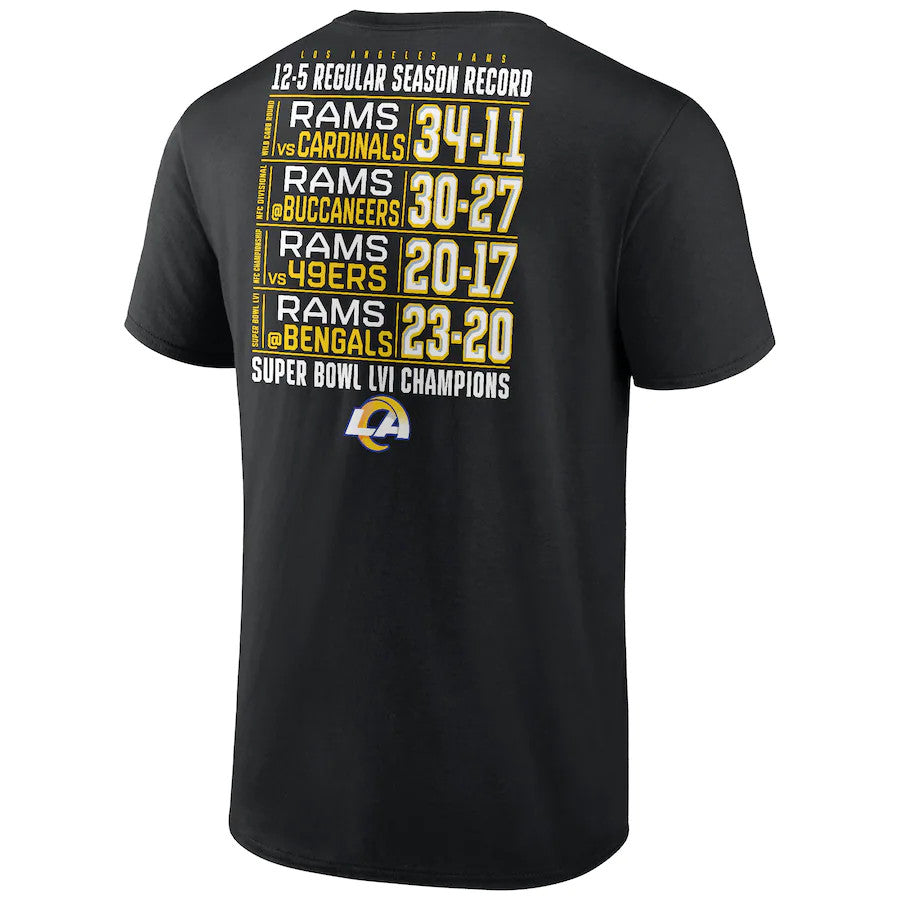 LOS ANGELES RAMS SUPER BOWL LVI CHAMPS CAMISETA HOMBRE HORARIO