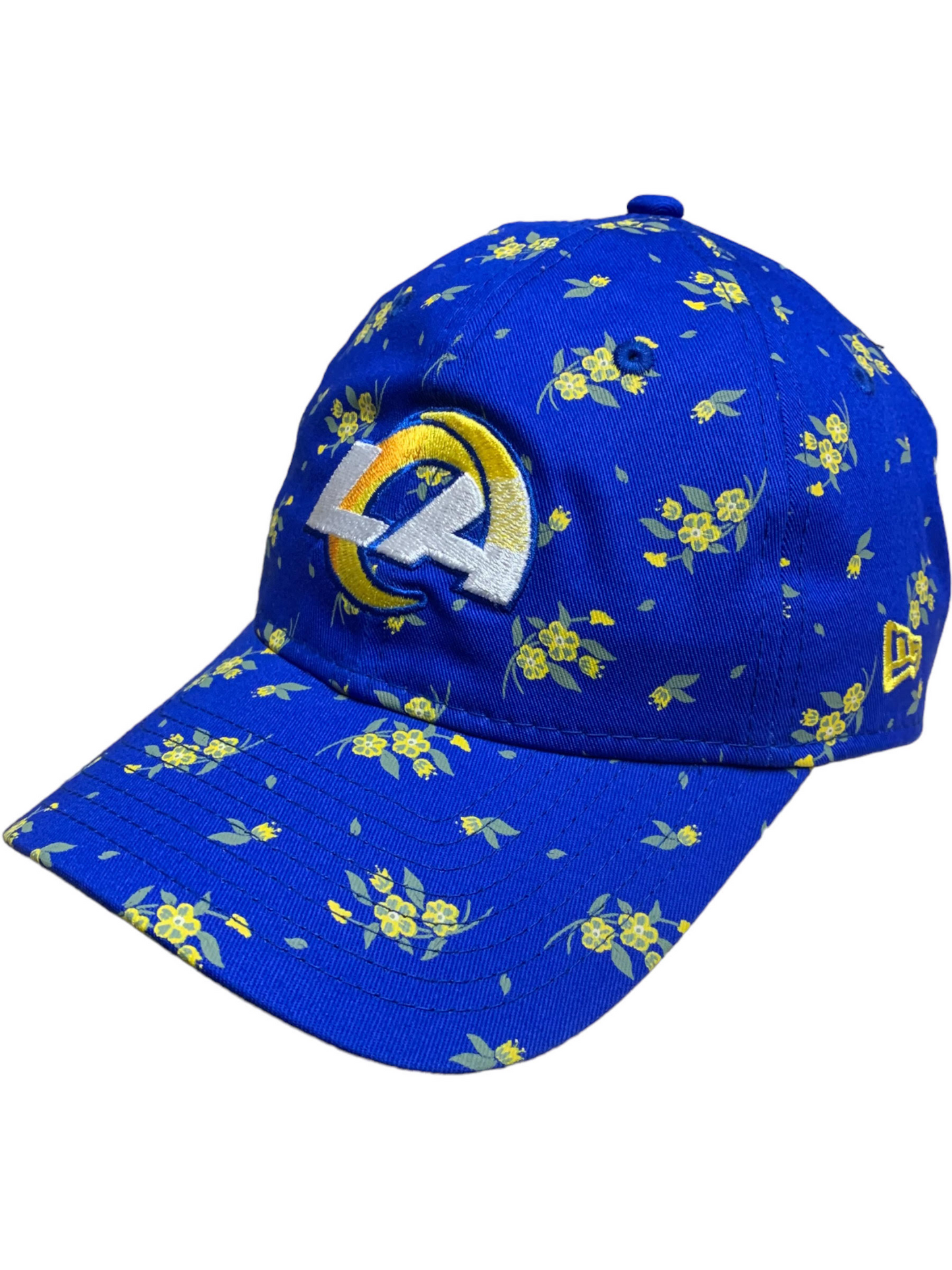 LOS ANGELES RAMS WOMEN'S BLOOM 9TWENTY ADJUSTABLE HAT - BLUE