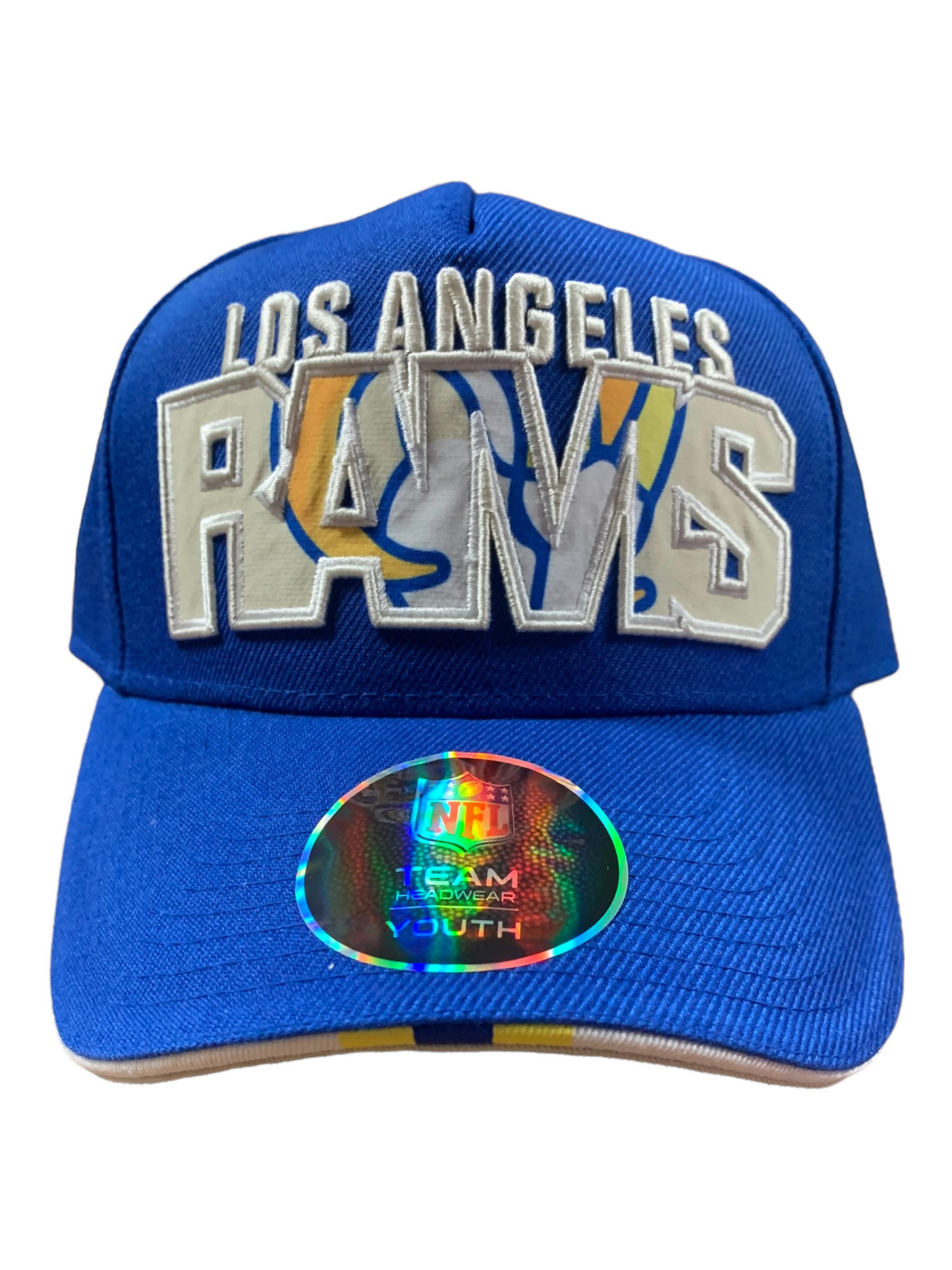 LOS ANGELES RAMS YOUTH ON TREND PRECURVED SNAPBACK