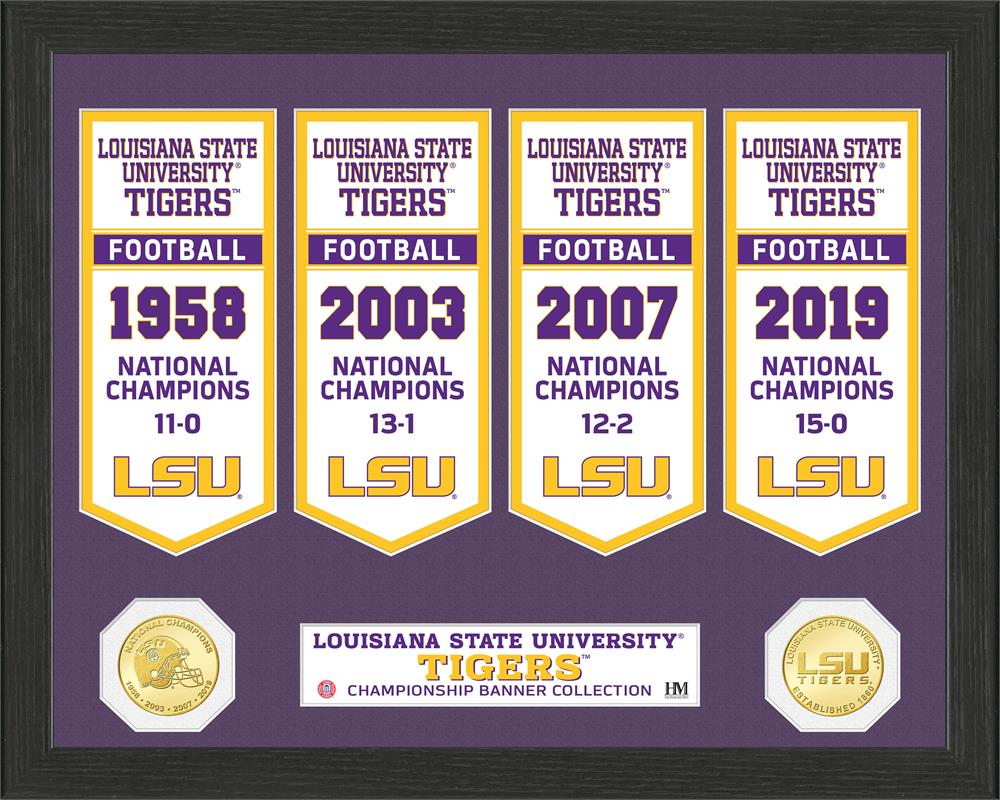 FOTO DE LA COLECCIÓN DE BANDERAS LSU TIGERS