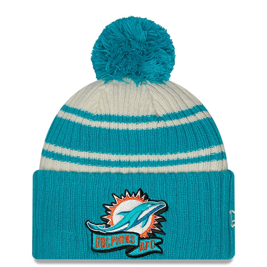 MIAMI DOLPHINS 2022 SIDELINE POM KNIT