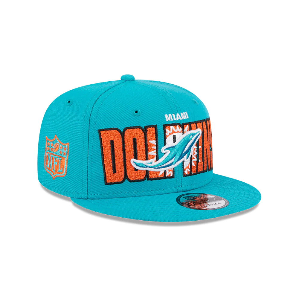 MIAMI DOLPHINS MEN'S 2023 NFL DRAFT ALT HAT 9FIFTY SNAPBACK
