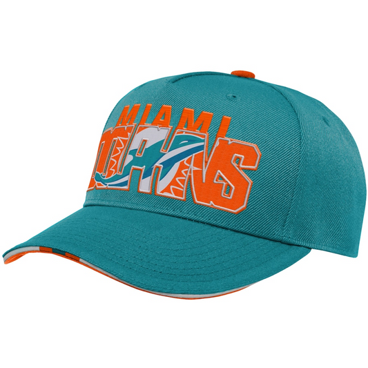 MIAMI DOLPHINS YOUTH ON TREND PRECURVED SNAPBACK
