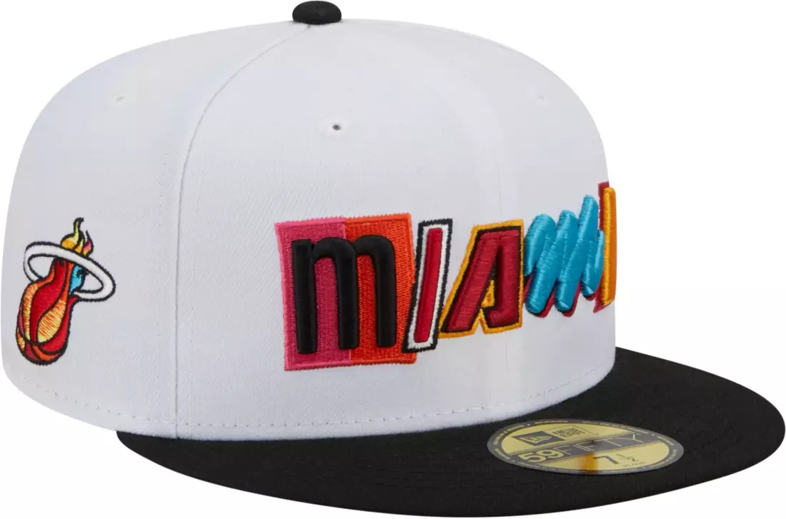 New Era Miami Heat Vice Blue Edition 59Fifty Fitted Cap