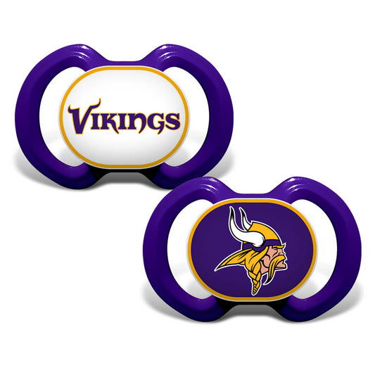 MINNESOTA VIKINGS 2-PACK PACIFIERS