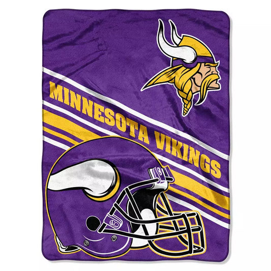 MINNESOTA VIKINGS TEAM 60"X80" ROYAL PLUSH RASCHEL BLANKET