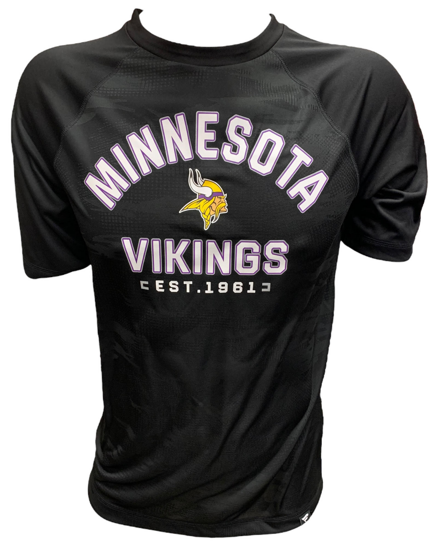 MINNESOTA VIKINGS MEN'S HAIL MARY RAGLAN T-SHIRT