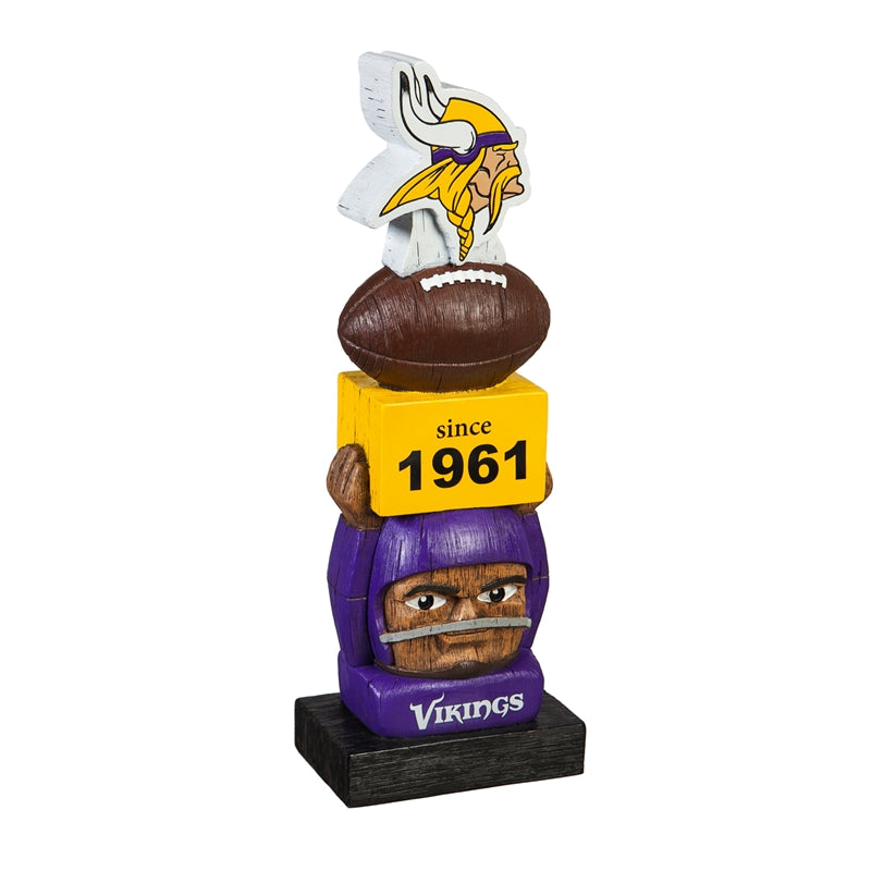 MINNESOTA VIKINGS GARDEN TIKI TOTEM STATUE - RETRO