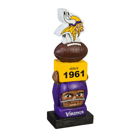 MINNESOTA VIKINGS GARDEN TIKI TOTEM STATUE - RETRO