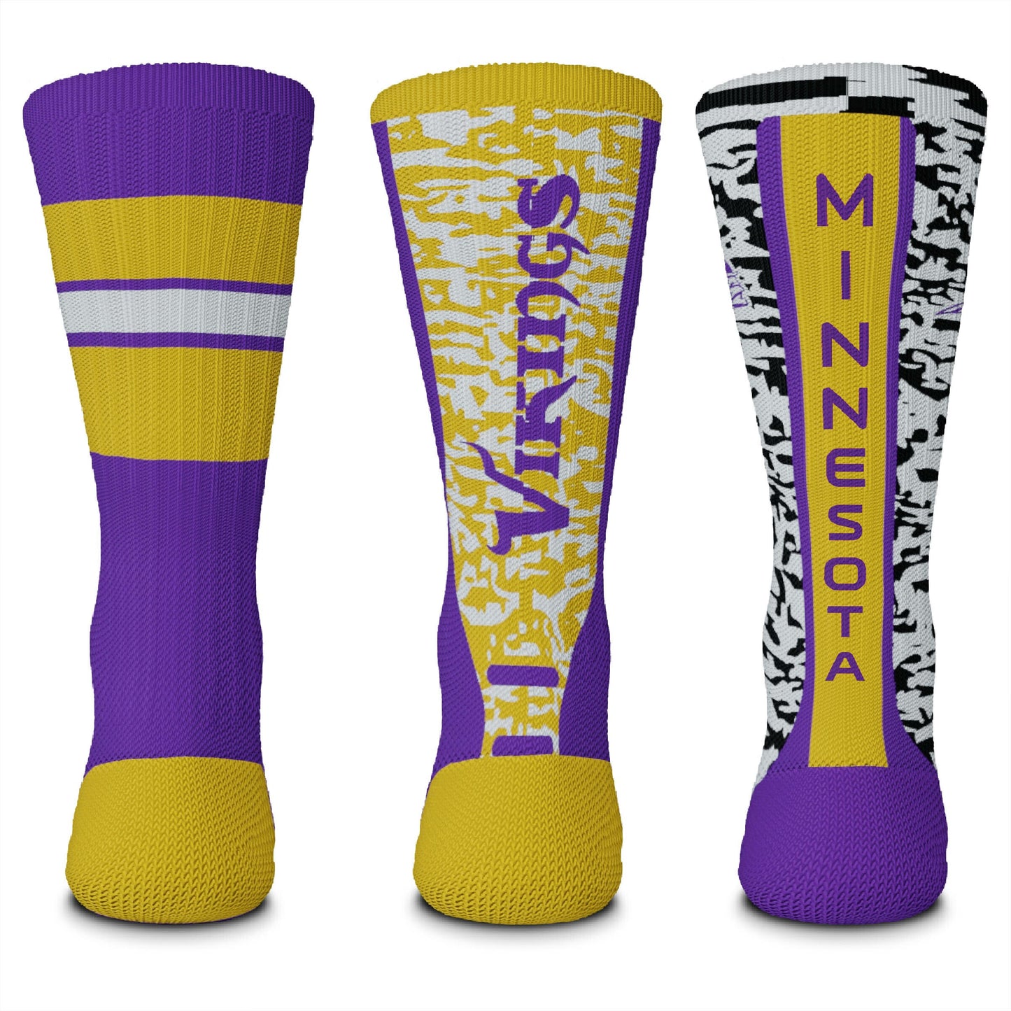 CALCETINES DE ESTÍMULO DE LOS VIKINGOS DE MINNESOTA