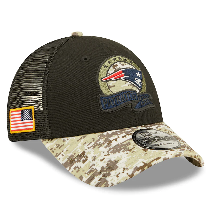 NEW ENGLAND PATRIOTS 2022 SALUTE TO SERVICE 9FORTY ADJUSTABLE