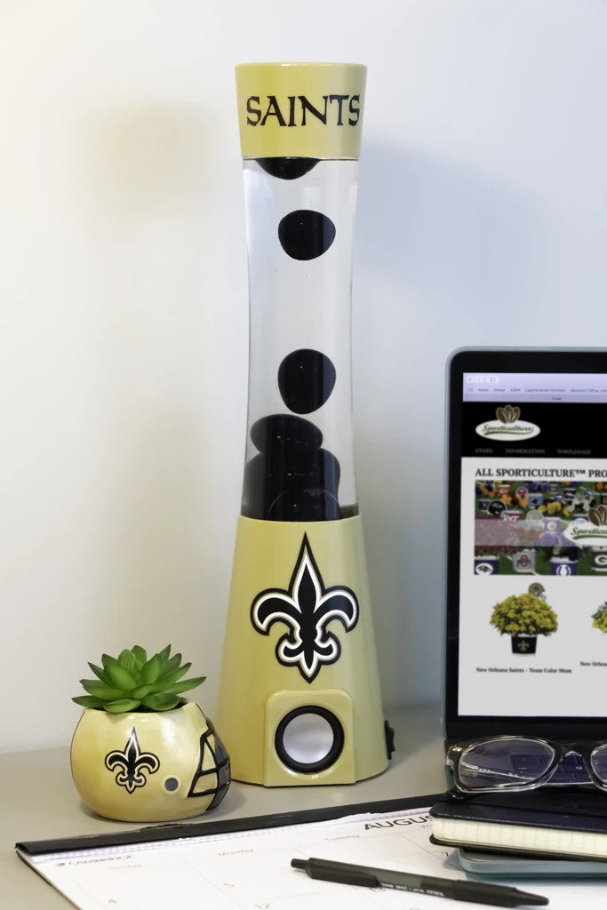 NEW ORLEANS SAINTS MAGMA LAMP SPEAKER