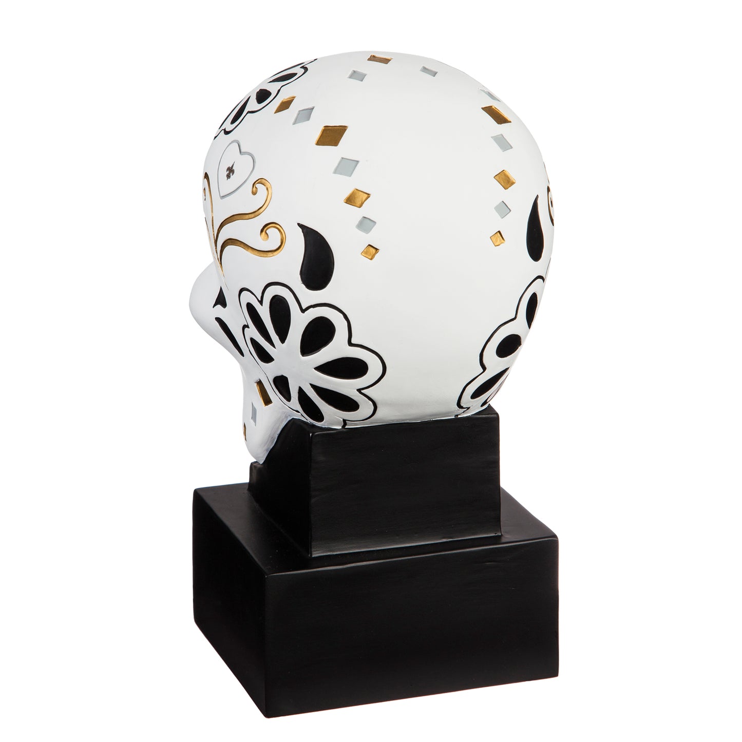 NEW ORLEANS SAINTS SUGAR SKULL HEAD