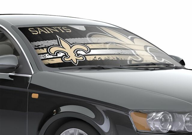 NEW ORLEANS SAINTS AUTO SUN SHADE - 59"X27"