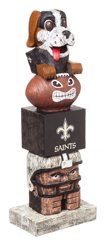 NEW ORLEANS SAINTS GARDEN TIKI TOTEM STATUE