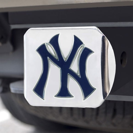 ENGANCHE DE LOGOTIPO DE COLOR CROMADO DE LOS YANKEES DE NUEVA YORK