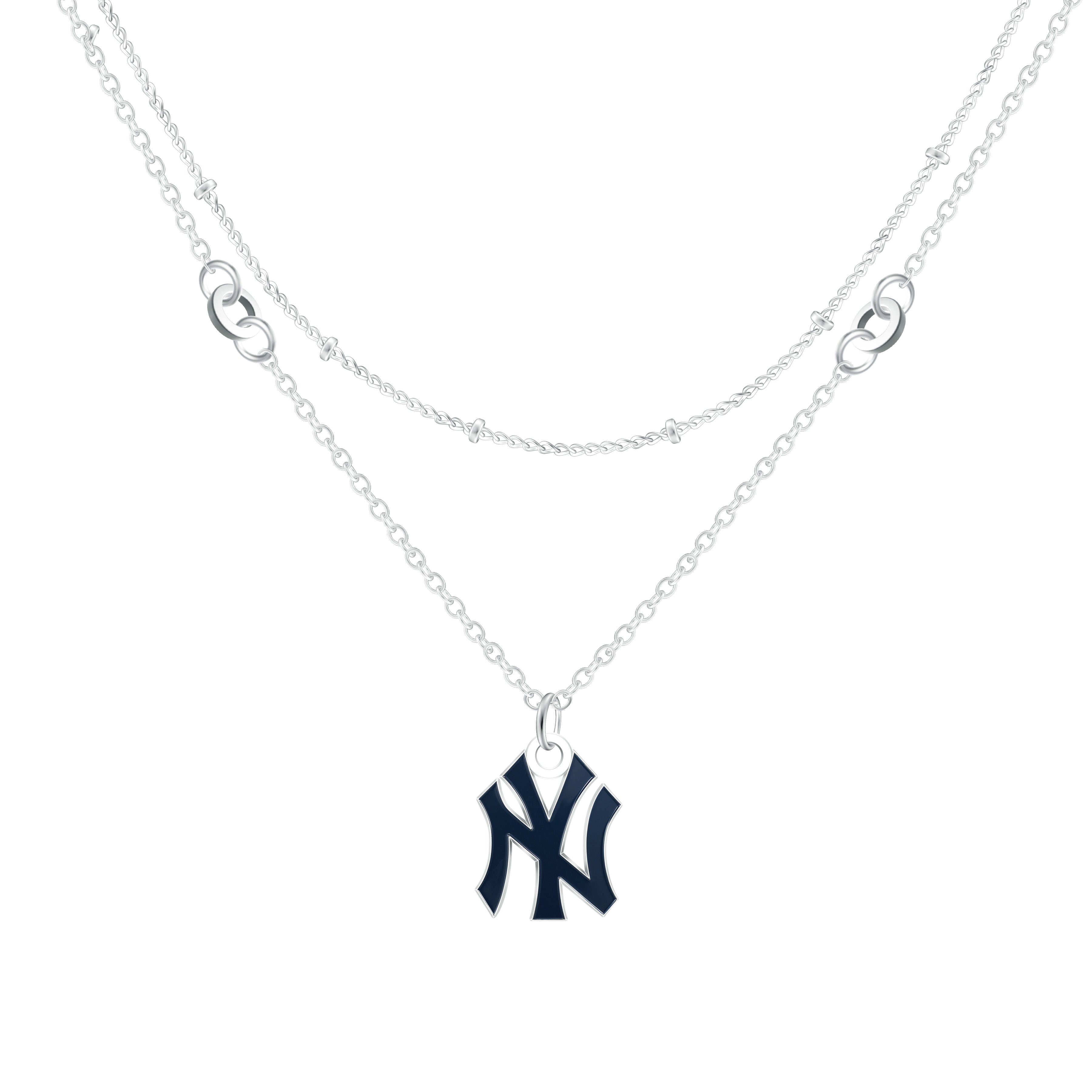 NEW YORK YANKEES DUAL FANCY NECKLACE JR S SPORTS