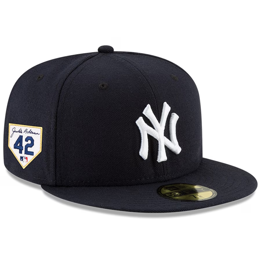 Black yankees fitted shop hat