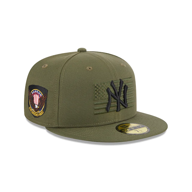 Men's New York Yankees New Era Green Logo 59FIFTY Fitted Hat