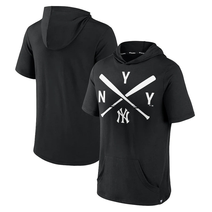 SUDADERA CON CAPUCHA ICONIC REBEL DE HOMBRE DE LOS YANKEES DE NUEVA YO JR S SPORTS