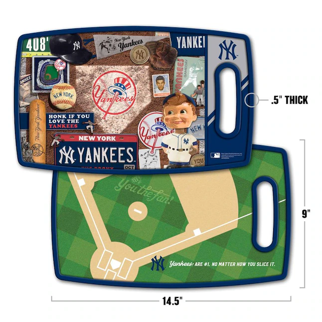 TABLA DE CORTAR RETRO DE LOS YANKEES DE NUEVA YORK
