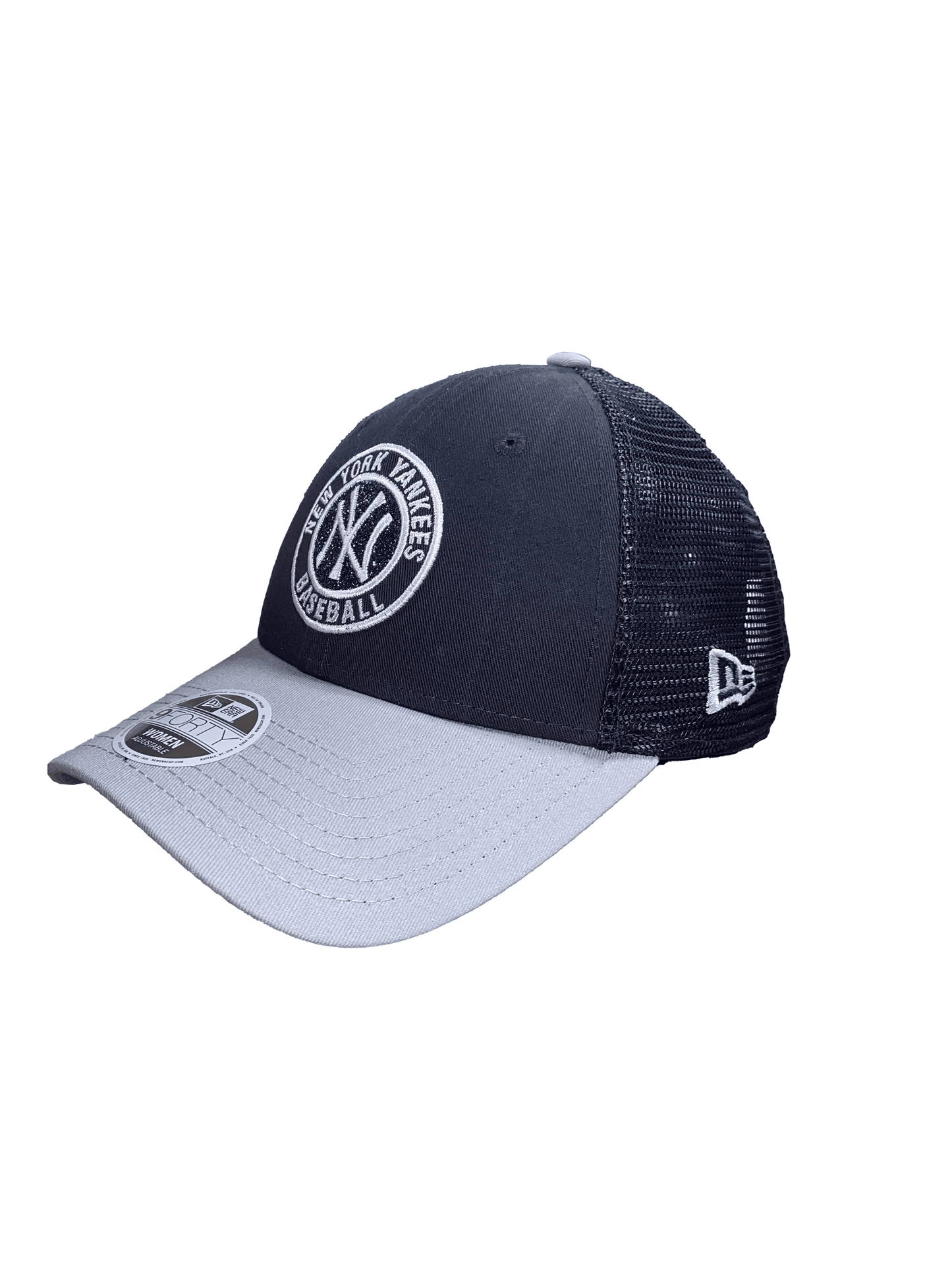 NEW YORK YANKEES WOMEN'S GLITTER 9FORTY ADJUSTABLE HAT