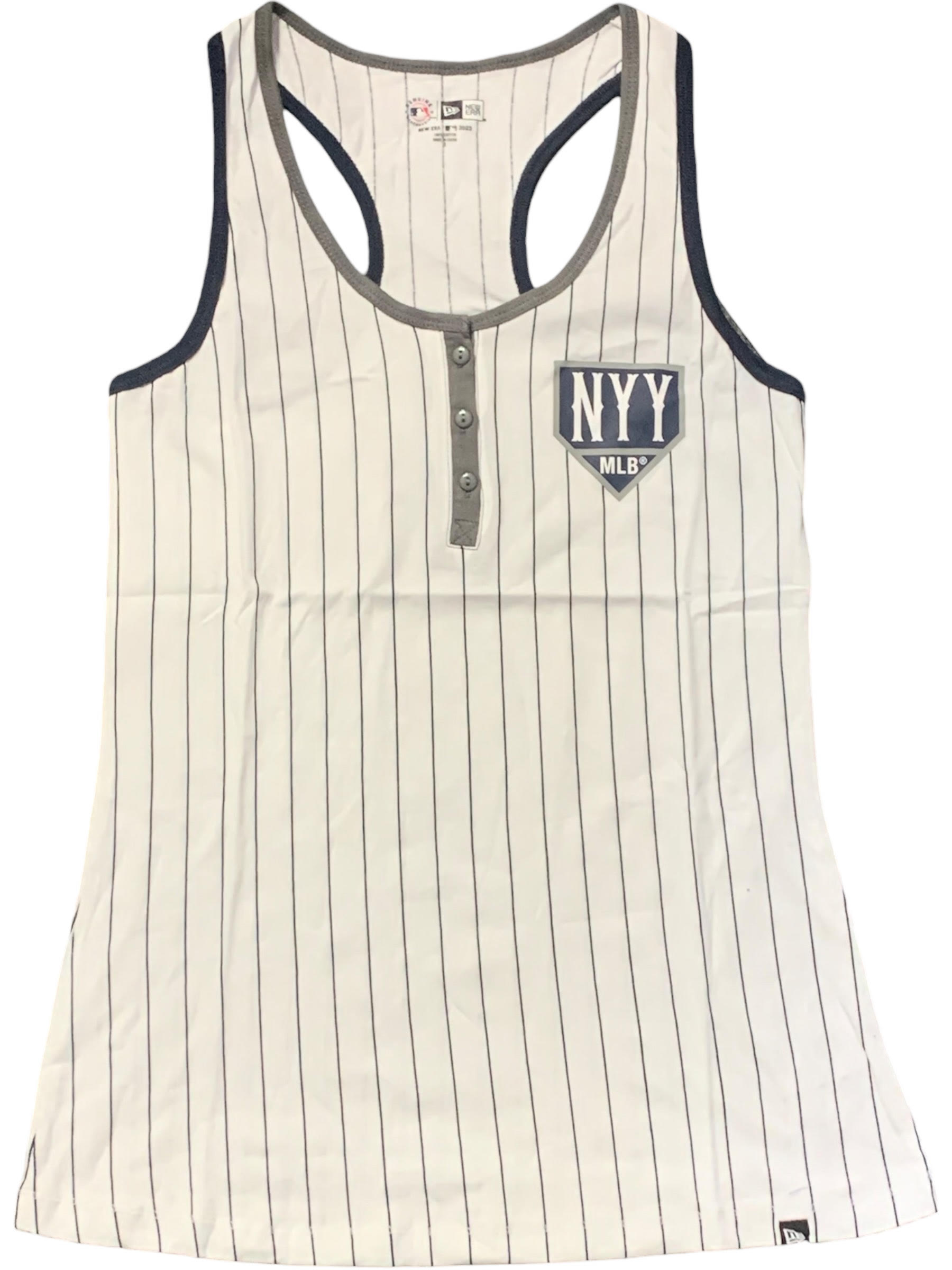 NEW YORK YANKEES WOMEN'S HOMEPLATE TANK TOP – JR'S SPORTS NEW YORK YANKEES WOMEN'S HOMEPLATE TANK TOP – JR'S SPORTS