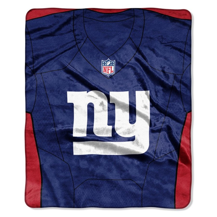 NEW YORK GIANTS SIGNATURE 50"X60" RASCHEL THROW BLANKET