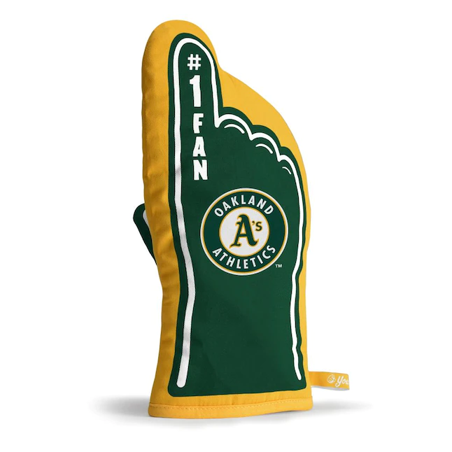 OAKLAND A'S #1 OVEN MITT