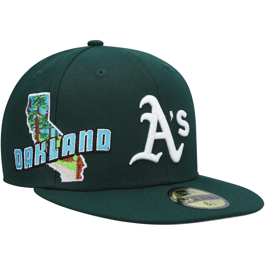 OAKLAND ATHLETICS STATE VIEW 59FIFTY FITTED HAT – JR'S SPORTS
