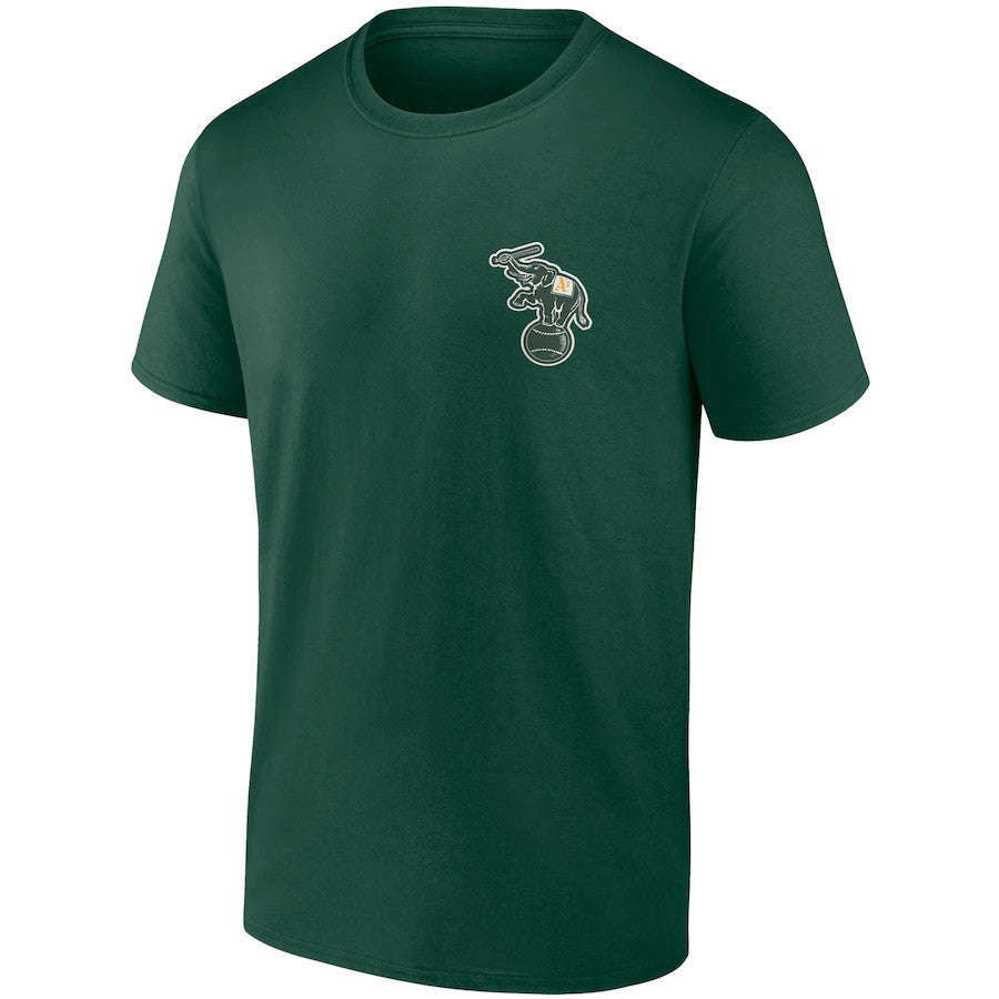 OAKLAND ATHLETICS MEN'S ICONIC BRING IT ON T-SHIRT - GREEN