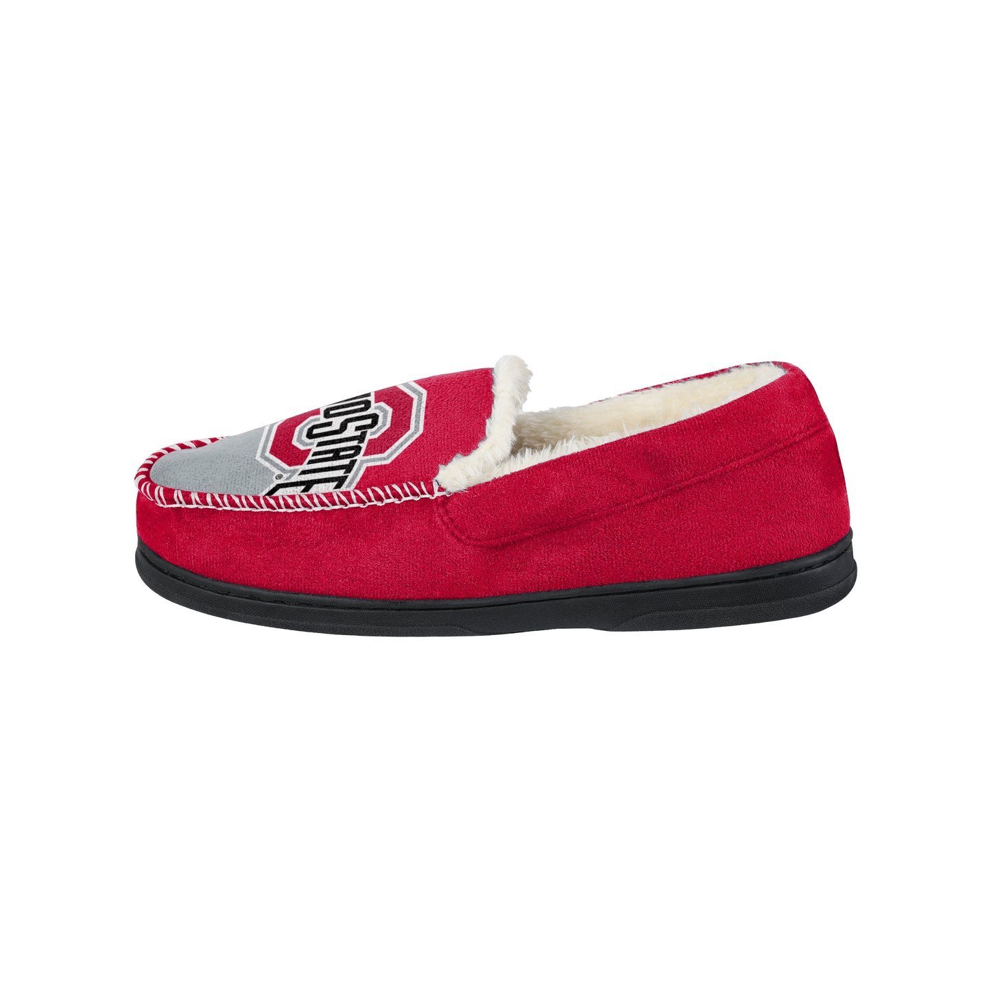 OHIO STATE BUCKEYES MEN'S COLOR BLOCK MOCCASINS