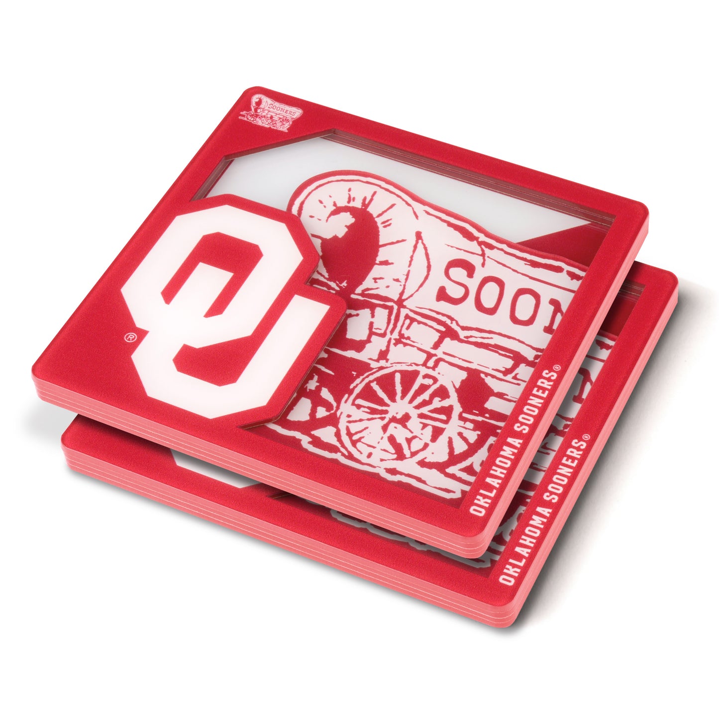 OKLAHOMA SOONERS 3D COASTER