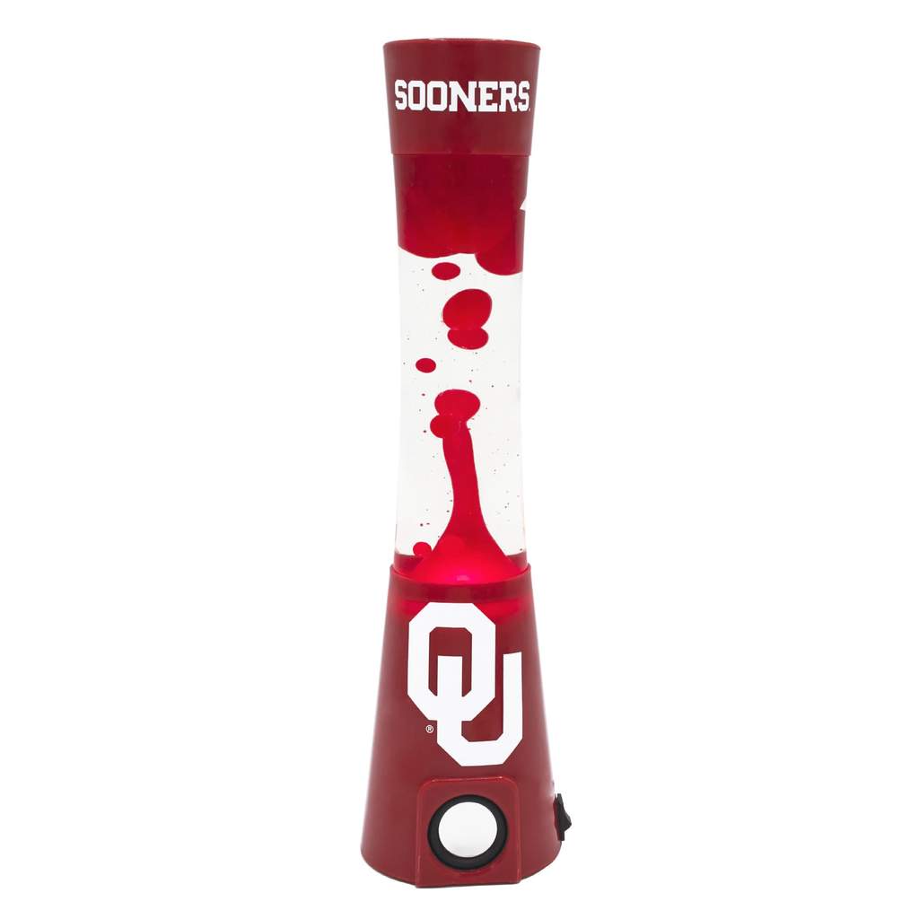 OKLAHOMA SOONERS MAGMA LAMP SPEAKER