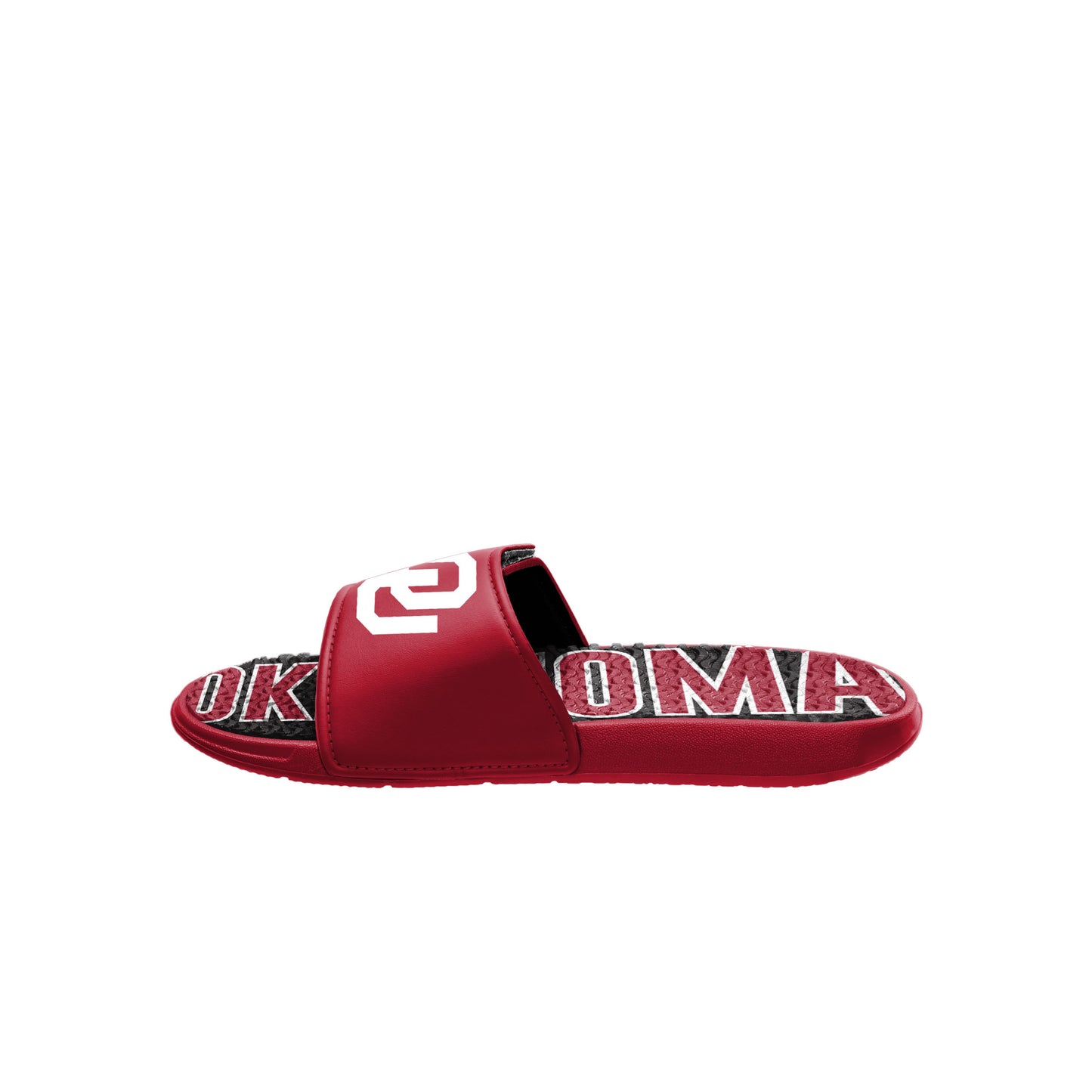 OKLAHOMA SOONERS MEN'S BIG LOGO GEL SLIDE