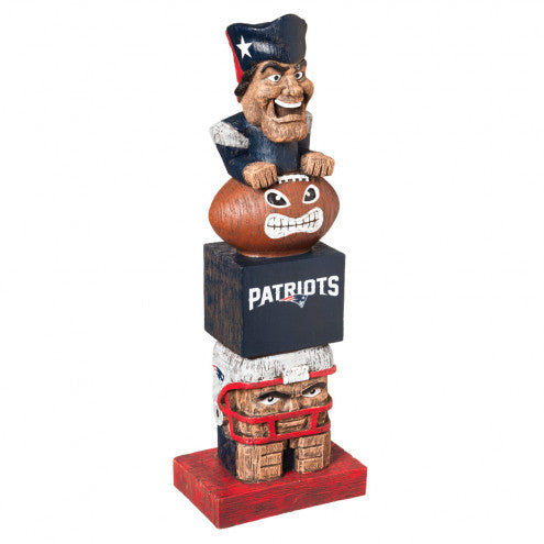 NEW ENGLAND PATRIOTS GARDEN TIKI TOTEM STATUE