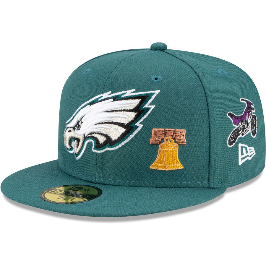 Philadelphia eagles fitted hat sales