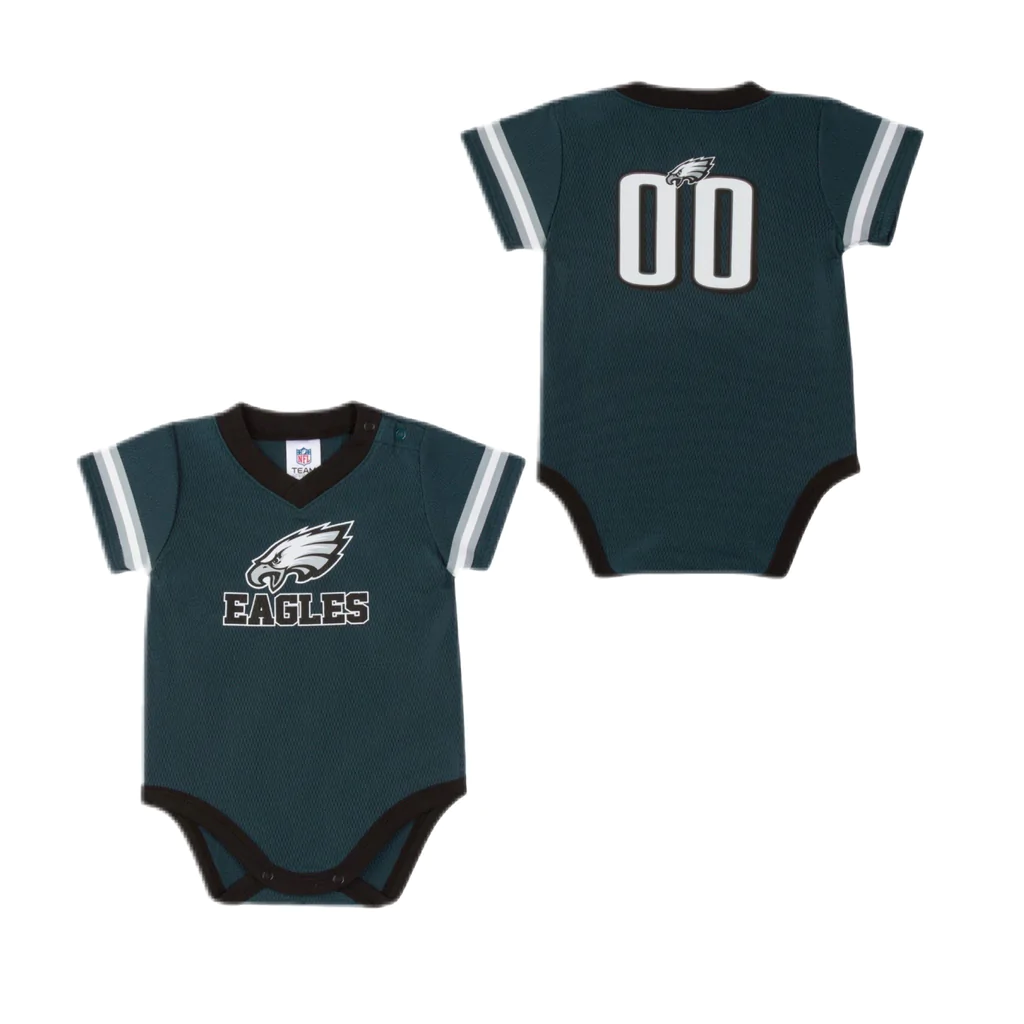 PHILADELPHIA EAGLES INFANT DAZZLE BODYSUIT JR S SPORTS